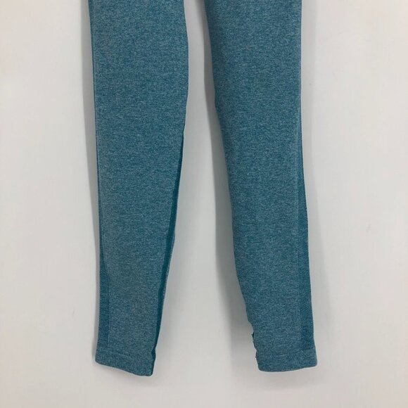 Gymshark blue  marled high waist flex workout leggings size ~S - Picture 8 of 16